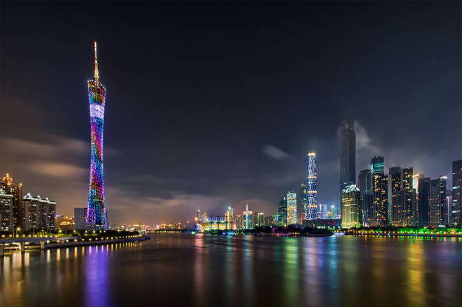 Guangzhou –The most fancy city with nice climate and delicious food, neighboring with Hong Kong.