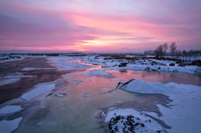 Jilin –A small city in Jilin Province, Cold in the winter