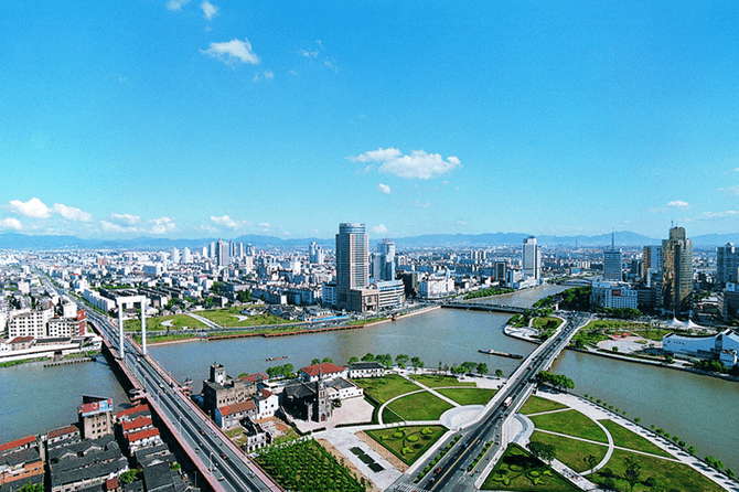 Ningbo –The second biggest city and an important port in Zhejiang province.