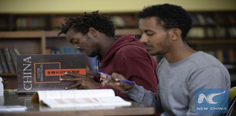 Ethiopian students embrace Chinese language studies to further professional career